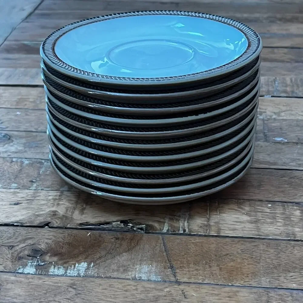 Denby Luxor Saucers Plates 6